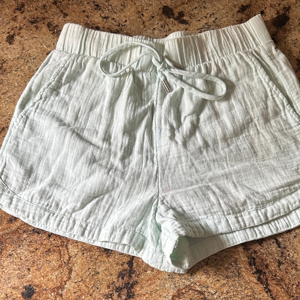 Women's Mint Athletic Drawstring Shorts